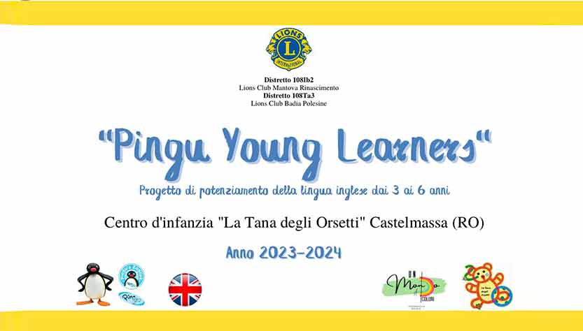 Pingu Young Learners allaTana degli Orsetti di Castelmassa